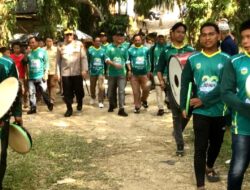 Kemeriahan Lomba Pacu Perahu, Memuncak Saat Kedatangan Bupati dan Kapolres Sarolangun ke lokasi Perlombaan.