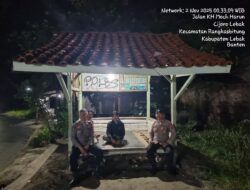 KSPKT III Polsek Rangkasbitung Polres Lebak Patroli Dan Silaturahmi Ke Warga Kampung Pasir Jati