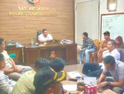 Solusi Restorative Justice, Polres Sarolangun Tangani Kasus KDRT Dengan Mediasi Demi Tercapainya Pemulihan dan Keharmonisan Keluarga.