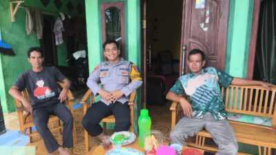 Bhabinkamtibmas Polsek Cimarga Polres Lebak Tinjau Perkembangan Jagung, Bukti Komitmen Polri Nyata Dukung Ketahanan Pangan