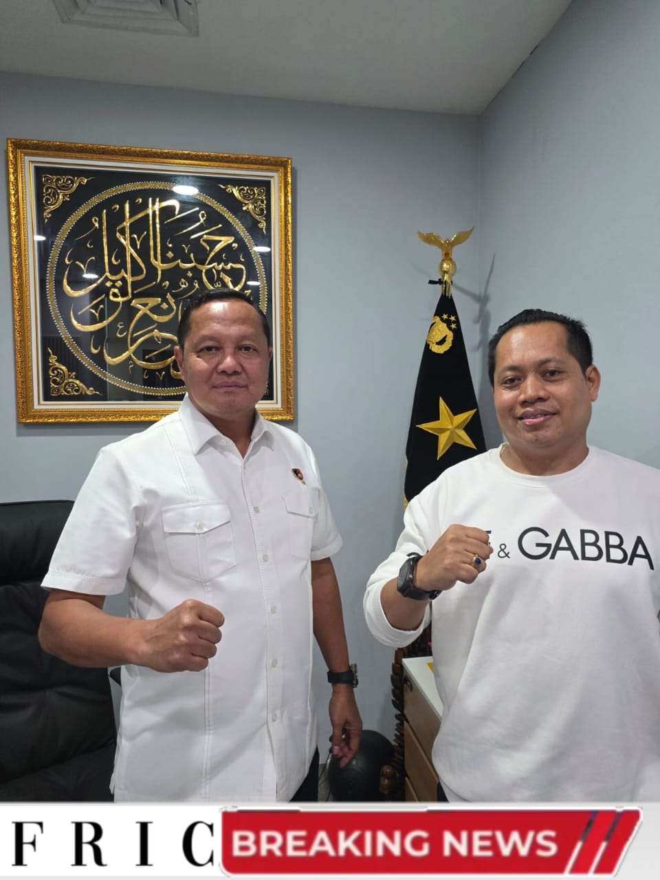 Gelar Silaturahmi bersama Brigjen Pol Indra, Ketum FRIC Jalin Sinergi dan Profesionalitas