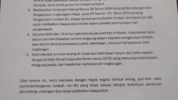 WARGA DESA DARMASARI TEGAS MENOLAK SISTEM LELANG PENGELOLAAN LIMBAH NON-B3 WARGA DESA DARMASARI TEGAS MENOLAK SISTEM LELANG PENGELOLAAN LIMBAH NON-B3