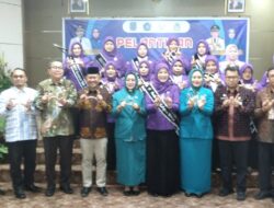Lavita Syukur Lantik 12 Ketua TP PKK, Bunda PAUD dan Ketua TP Pembina Posyandu Tingkat Kecamatan
