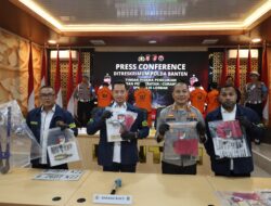 Polda Banten Berhasil Bongkar Jaringan Curanmor Spesialis Losbak dan 6 Pelaku Ditangkap