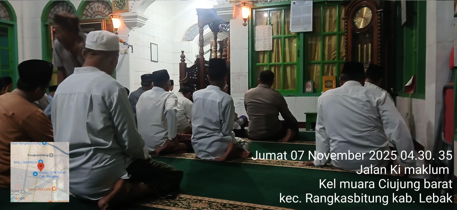 Kanit Provos Polsek Rangkasbitung Polres Lebak Giat Sholat Subuh Keliling Dengan Tokoh Agama