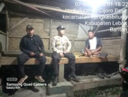 Anggota Polsek Rangkasbitung Polres Lebak Patroli dialogis Sambangi Tokoh Masyarakat