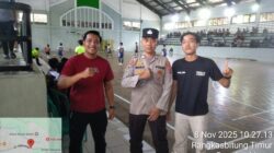 Polsek Rangkasbitung Polres Lebak Giat Pam, Turnamen Futsal IPNU Cup Vol.2 Tahun 2025 Antar Pelajar