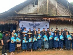 1000 Orang Suku Adat Baduy Kanekes, Terima Paket Bakti Sosial Kementerian Imigrasi dan Pemasyarakatan Bersama Yayasan Arridho Berdikari Sejati