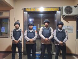 Anggota Polsek Leuwidamar Polres Lebak, Patroli Malam Hari Guna Mencegah Gangguan Kamtibmas