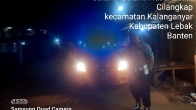 Cegah C3,Ps.Kanit Provos dan Personil Polsek Rangkasbitung Polres Lebak Patroli Bluelight