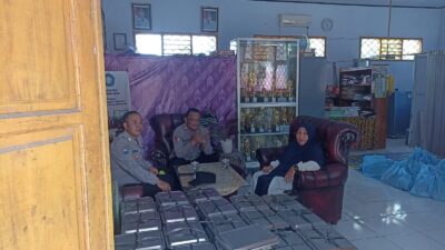 Ps.Kanit Provos Polsek Rangkasbitung Polres Lebak Giat Patroli dan Temui Kepsek SDN 2 Pabuaran