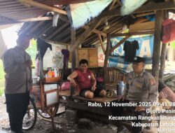 Ps.Kanit Provos Polsek Rangkasbitung Polres Lebak Patroli Ke Pemukiman warga di Kampung Lebong