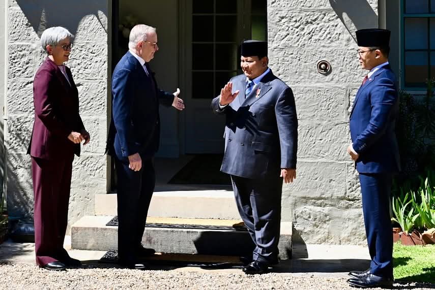Bertemu PM Albanese, Presiden Prabowo Bahas Penguatan Kemitraan Strategis Indonesia–Australia