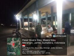 KORAMIL 420-06/MUARA SIAU GELAR KOMSOS MALAM WUJUD SINERGI UNTUK KEAMANAN LINGKUNGAN