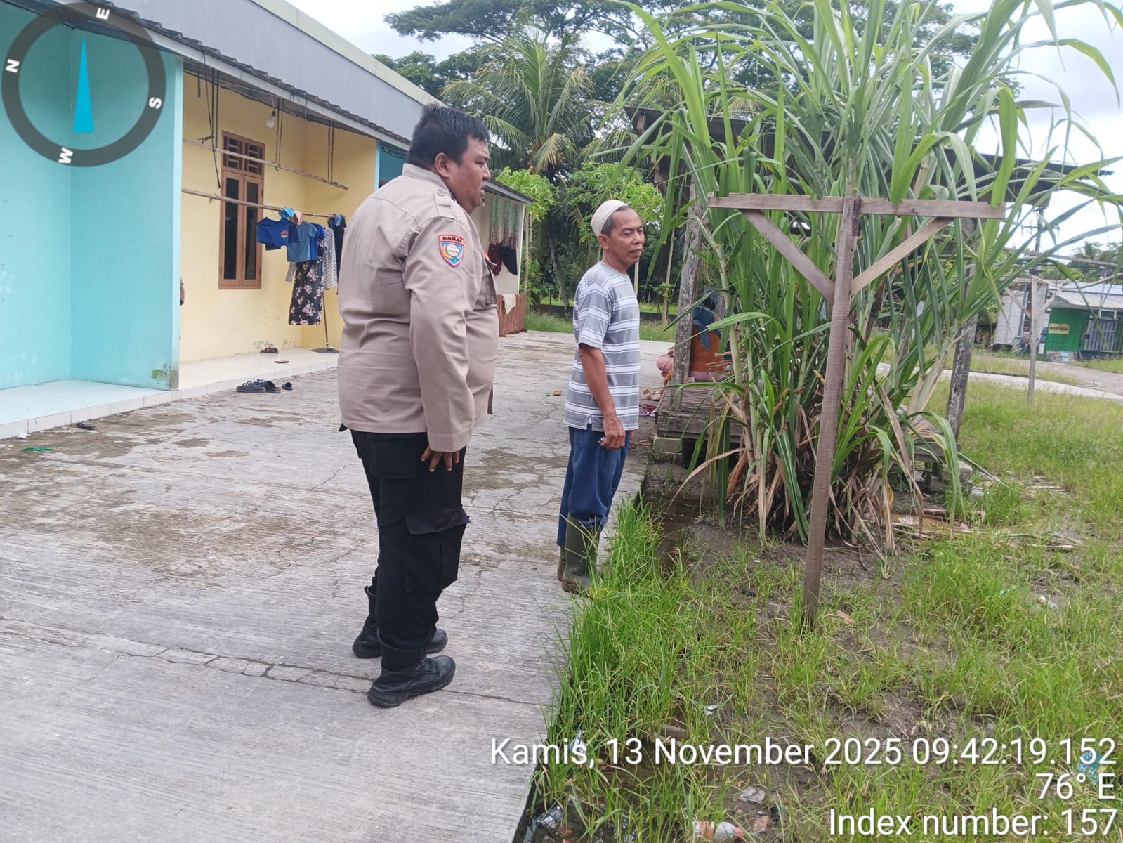 Polsek Rangkasbitung Polres Lebak Giat Silaturhami Ke Tokoh Masyarakat di Kampung Ranca Lutung