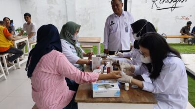 Lapas Rangkasbitung Peduli Kesehatan Keluarga WBP, Gelar Pemeriksaan Gratis di Hari Kemenimipas