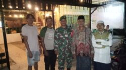 KOMSOS MALAM KORAMIL 420-07/SUNGAI MANAU, PERKUAT SINERGI TNI DAN WARGA DALAM CIPTAKAN LINGKUNGAN AMAN