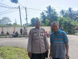 Jalin Silaturahmi,Kanit Binmas Polsek Rangkasbitung Polres Lebak Temui Tokoh Masyarakat Kampung Ancol
