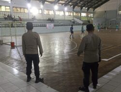 Antisipasi Gangguan Kamptibmas,Polsek Rangkasbitung Polres Lebak Giat Patroli Diaogis Ke Gor Ona Rangkasbitun