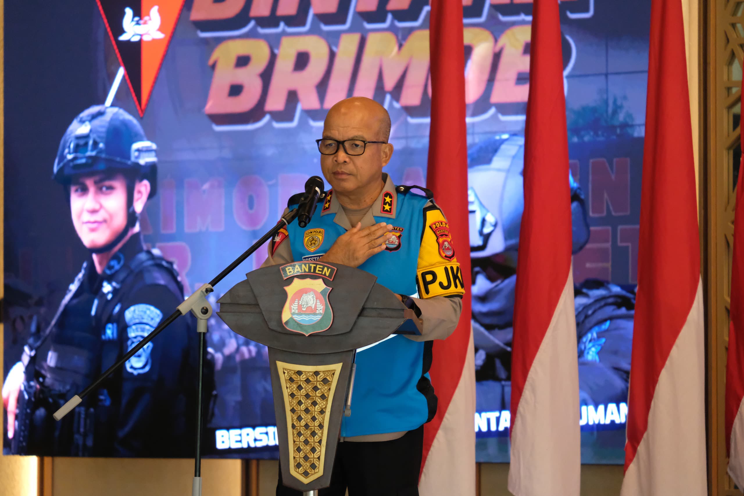 320 Calon Bintara Brimob Panda Polda Banten Disumpah dan Menandatangani Pakta Integritas