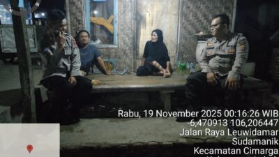 Anggota Polsek Cimarga Polres Lebak Melaksanakan Giat Patroli Malam Hari Anggota Polsek Cimarga Polres Lebak Melaksanakan Giat Patroli Malam Hari