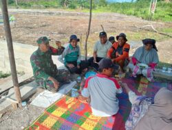 Babinsa Koramil 420-08/Tabir melaksanakan komsos dgn tokoh masyarakat dan warga desa Batang Kibul kec. Tabir barat