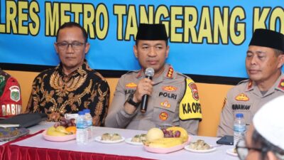 Kapolres Metro Tangerang Kota Gelar “Ngopi Kamtibmas” Bersama Warga Poris Jaya Batuceper