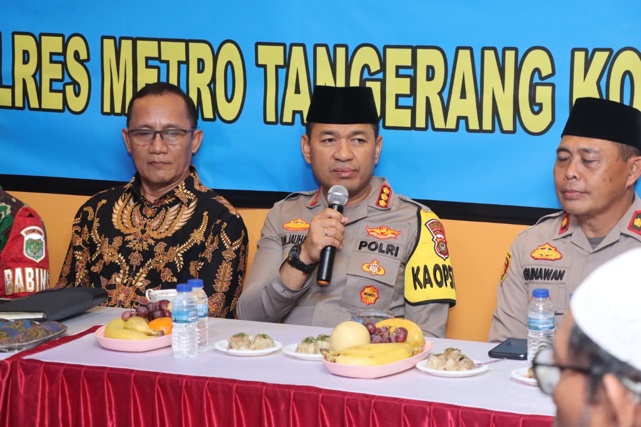 Kapolres Metro Tangerang Kota Gelar “Ngopi Kamtibmas” Bersama Warga Poris Jaya Batuceper