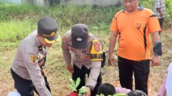 Polres Sarolangun Gelar Penanaman Pohon Serentak, Peringatan Hari Pohon Nasional