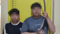 Patroli Resmob Gagalkan Aksi Tawuran, Lima Pemuda Diciduk dengan Sajam