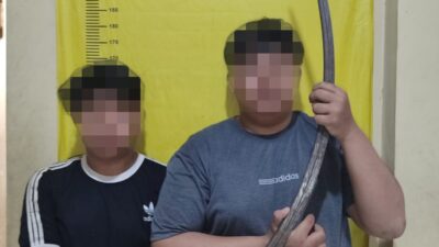 Patroli Resmob Gagalkan Aksi Tawuran, Lima Pemuda Diciduk dengan Sajam