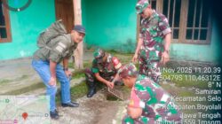 TNI dan Warga Selo Kompak Rawat Sumur Resapan, Wujud Nyata Kemanunggalan dan Kepedulian Lingkungan TNI dan Warga Selo Kompak Rawat Sumur Resapan, Wujud Nyata Kemanunggalan dan Kepedulian Lingkungan