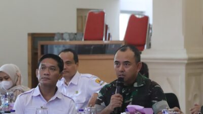 Dandim 0620/Kabupaten Cirebon Hadiri Rapat Evaluasi Percepatan Pembangunan Koperasi Merah Putih