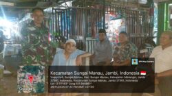 Koramil 420-07/Sungai Manau Laksanakan Komunikasi Sosial (Komsos) Malam Upaya mempererat Hubungan Kedekatan TNI dan Masyarakat