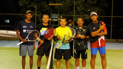 Komandan Korem 063/SGJ Gelar Olahraga Tenis Bersama Ketua PELTI Jawa Barat