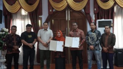 Tingkatkan PAD, Bupati Merangin Teken MoU dengan PLN soal PBJT dan PJU Tingkatkan PAD, Bupati Merangin Teken MoU dengan PLN soal PBJT dan PJU