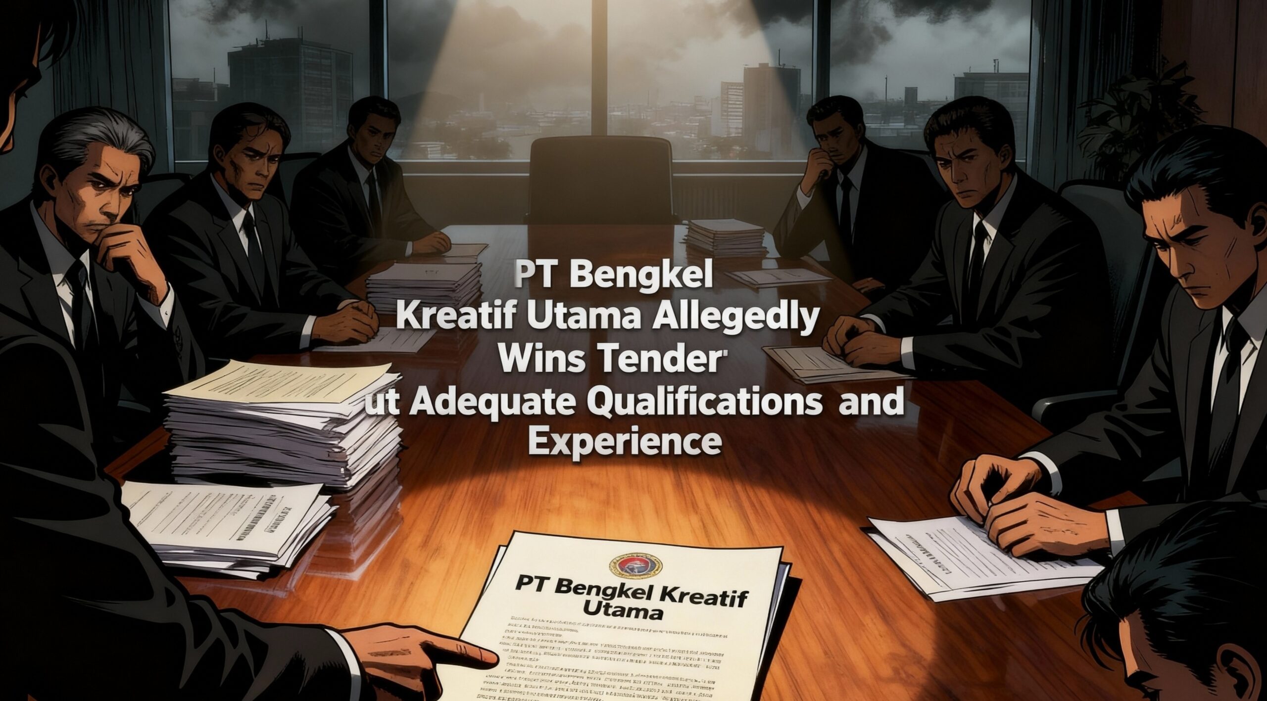 PT Bengkel Kreatif Utama Diduga Menang Tender Tanpa Kualifikasi dan Pengalaman Memadai