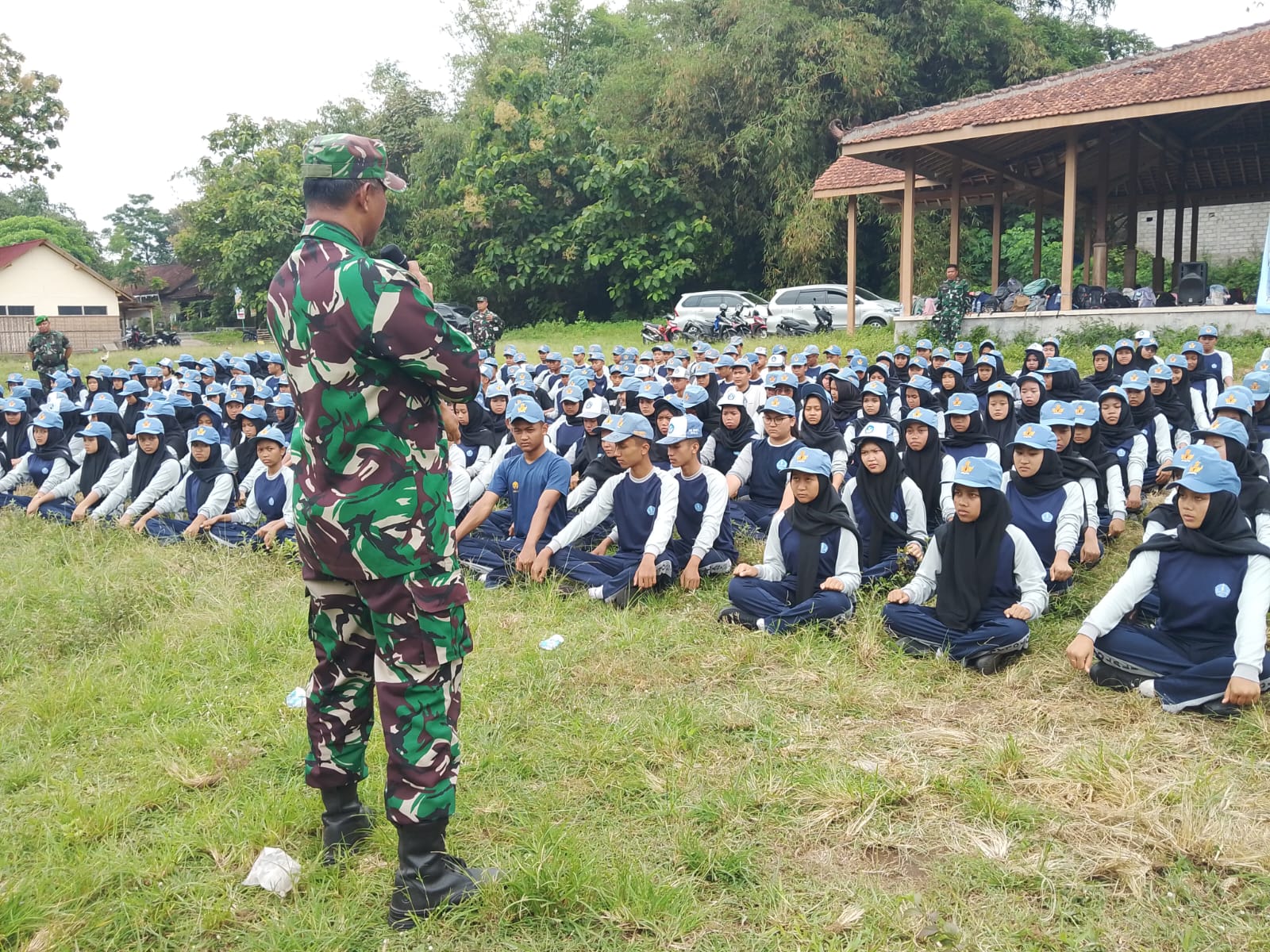 Koramil 01/Kota Boyolali Bina Karakter Siswa SMK I Boyolali, Tekankan Disiplin, Wawasan Kebangsaan, dan Bijak Bermedia Sosial