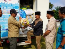 Wabup A. Khafidh Lepas Bantuan Kemanusiaan untuk Korban Bencana Solok Selatan