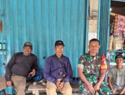 Babinsa Tingkatkan Silaturahmi Lewat Komsos di Desa Guguk