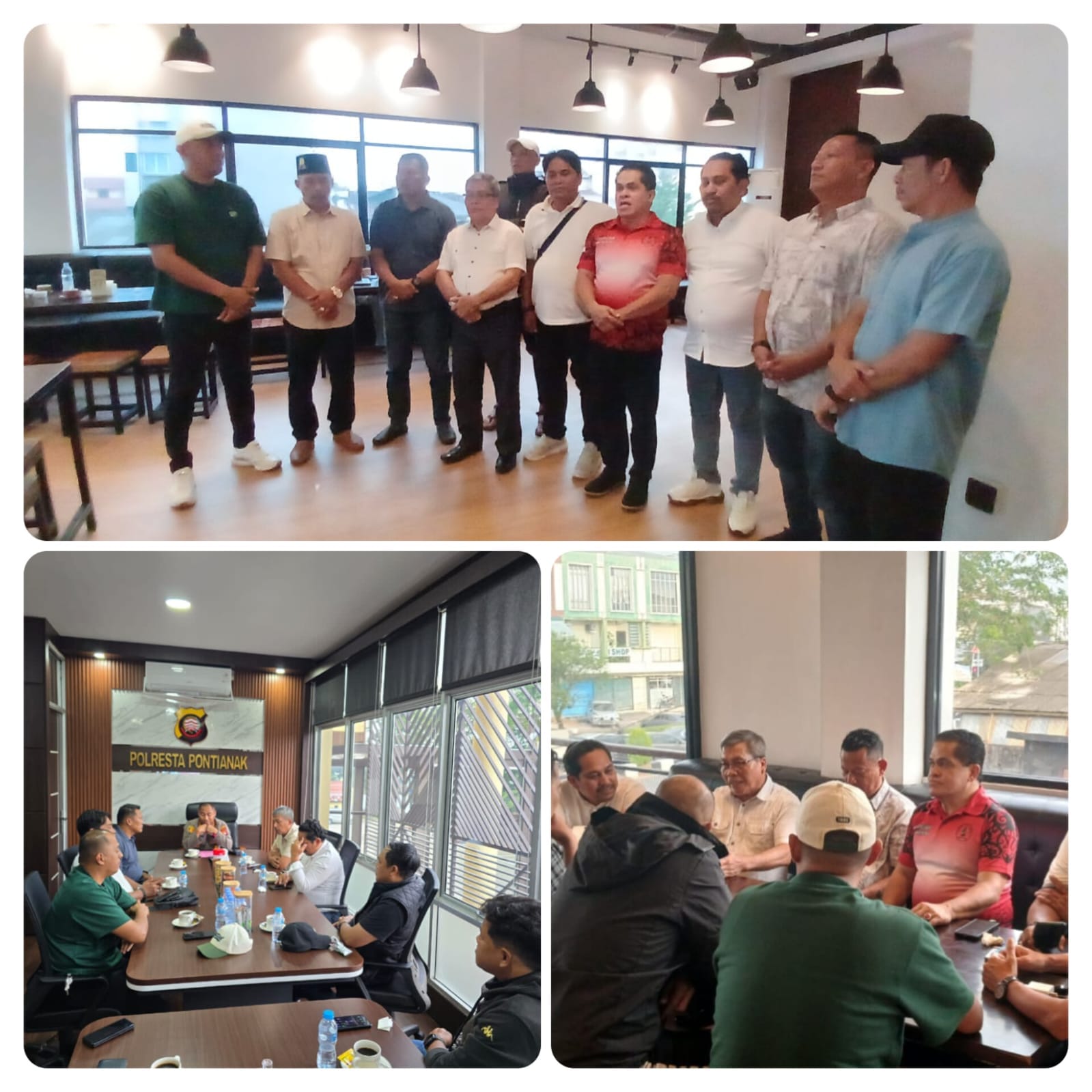 Kapolresta Dan Ormas Lintas Etnis Sepakat Amankan Musorprov KONI : DAD Bantah Isu Dukungan, Tekankan Pentingnya Kondusifitas Kalbar!