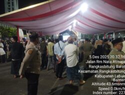 Polsek Rangkasbitung Polres Lebak Giat Pengamanan MTQ di Alun Alun Rangkasbitung