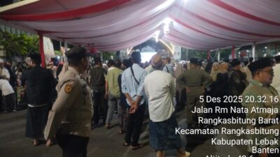 Polsek Rangkasbitung Polres Lebak Giat Pengamanan MTQ di Alun Alun Rangkasbitung