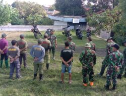 Cegah Banjir & Longsor Koramil 03 Serengan Kerja Bakti Bersih – Bersih Pinggiran Sungai dan Kebun Han Pangan