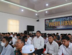 Polres Lebak Bersama Tokoh Agama, Ormas dan OKP Gelar Do’a Bersama untuk Korban Bencana Alam
