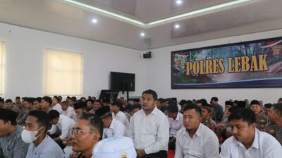Polres Lebak Bersama Tokoh Agama, Ormas dan OKP Gelar Do’a Bersama untuk Korban Bencana Alam