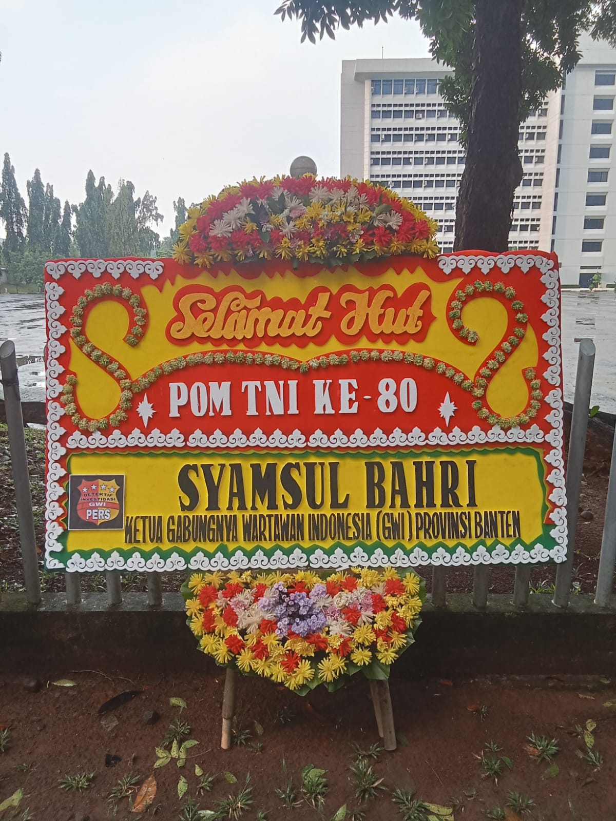 GWI DPD Banten Beri Ucapan Selamat HUT PUSPOM TNI Ke 80