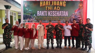 Bakti Kesehatan Kodim 0420/Sarko Semarakkan Hari Juang TNI AD Tahun 2025