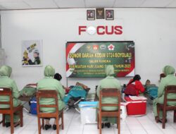 Aksi Kemanusiaan di Hari Juang TNI AD ke-80: Kodim 0724/Boyolali Gelar Donor Darah Massal