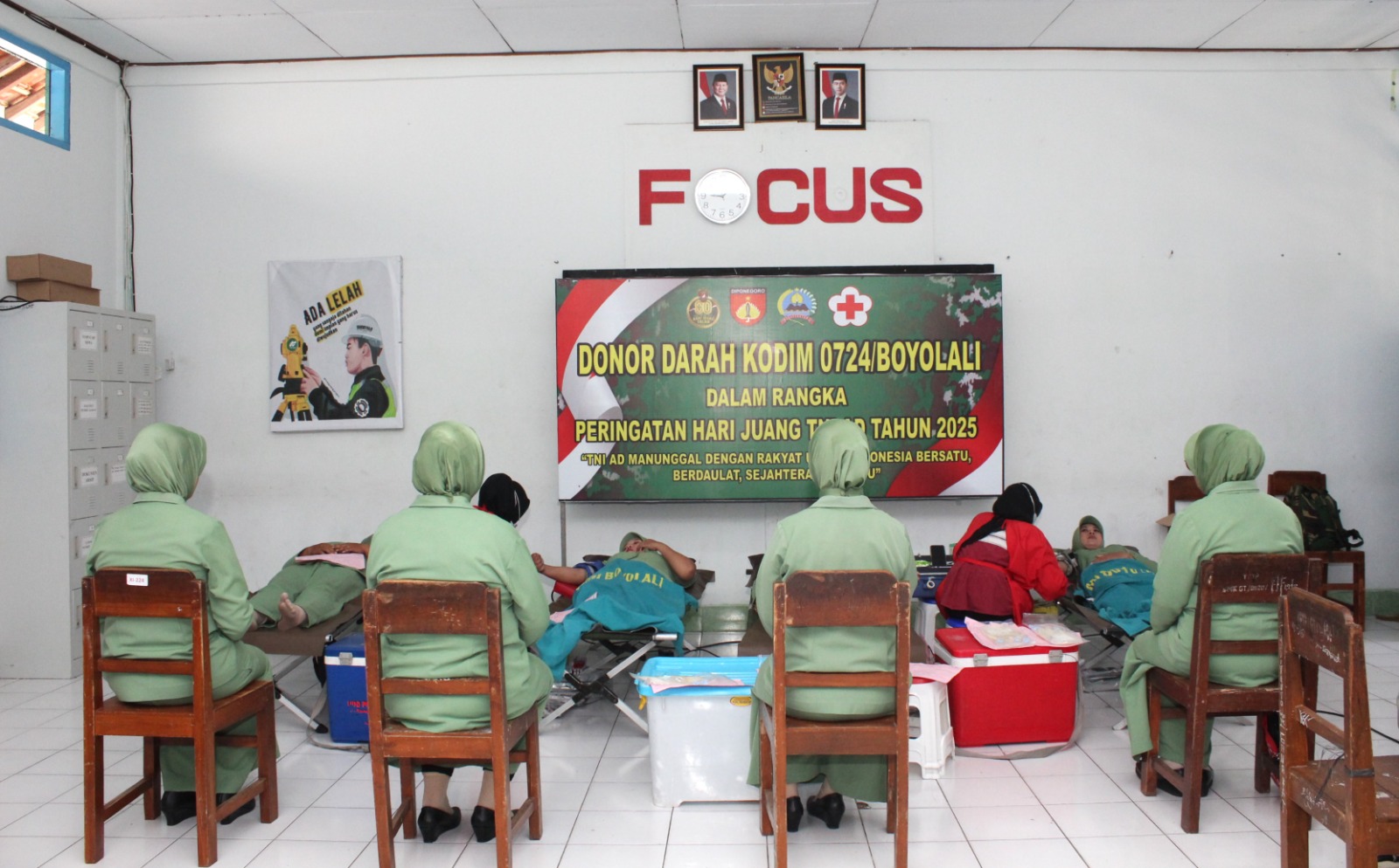 Aksi Kemanusiaan di Hari Juang TNI AD ke-80: Kodim 0724/Boyolali Gelar Donor Darah Massal